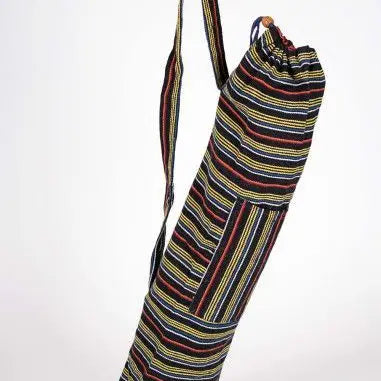 Torba za yoga prostirku s petljom i drvenom kuglicom