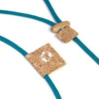 Držač za yoga prostirku s plutnom etiketom za ime