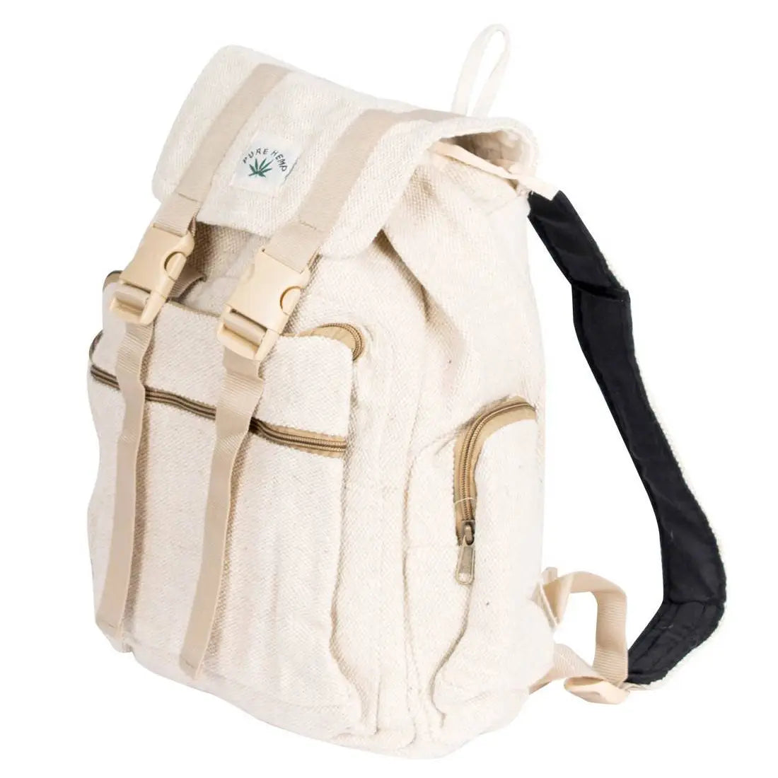 Unisex ruksak od prirodne konoplje s boho dizajnom